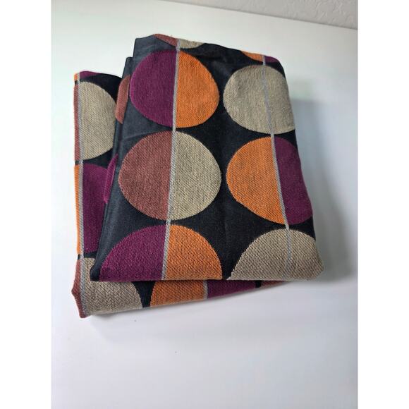 IKEA Other - IKEA Orange Purple Retro Mod OTTL Square Euro 20x20 Pillow Shams Set of 2